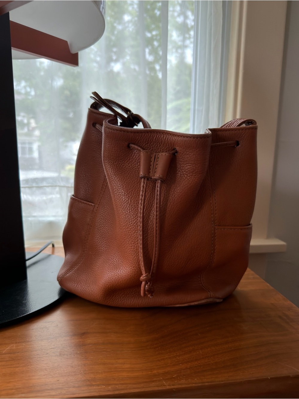 Vintage Coach Sonoma Pocket Drawstring Bucket Bag